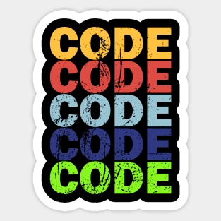 Code - Computer Scientist Coding Sticker